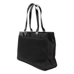 Gucci bag evening trim tote Black leather patent